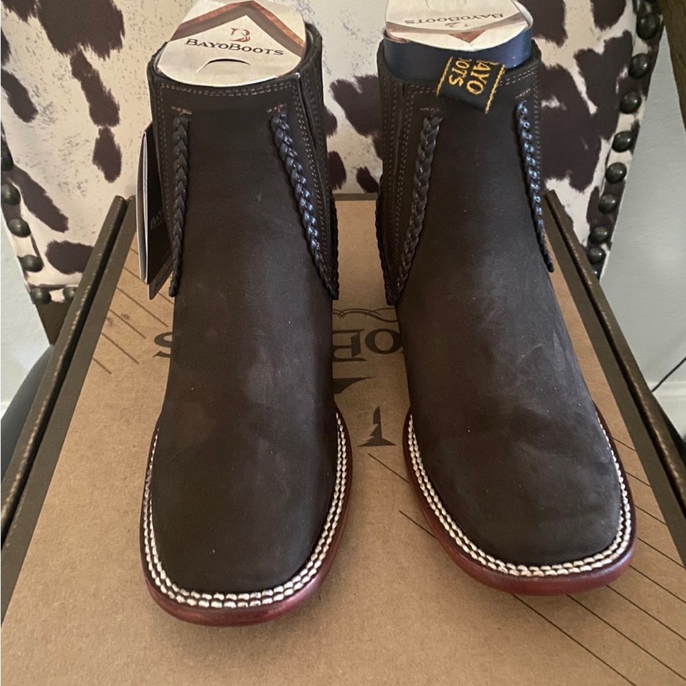 Bayo Boots Brown Suede Ankle Footwear